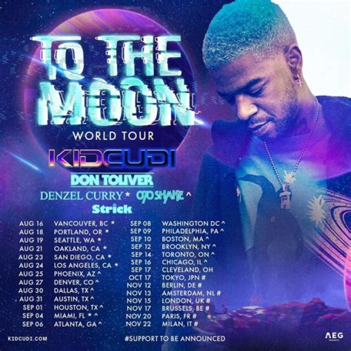 Kid Cudi Announces Dates & Cities For ‘To The Moon’ World Tour